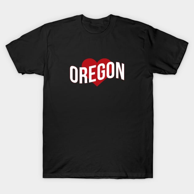 Oregon Love T-Shirt by Novel_Designs